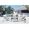 Manhattan Comfort Riviera Rope Wicker 4-Piece 4 Seater Patio Conversation Set with Cushions in Cream OD-CV016-CR - alternate 10